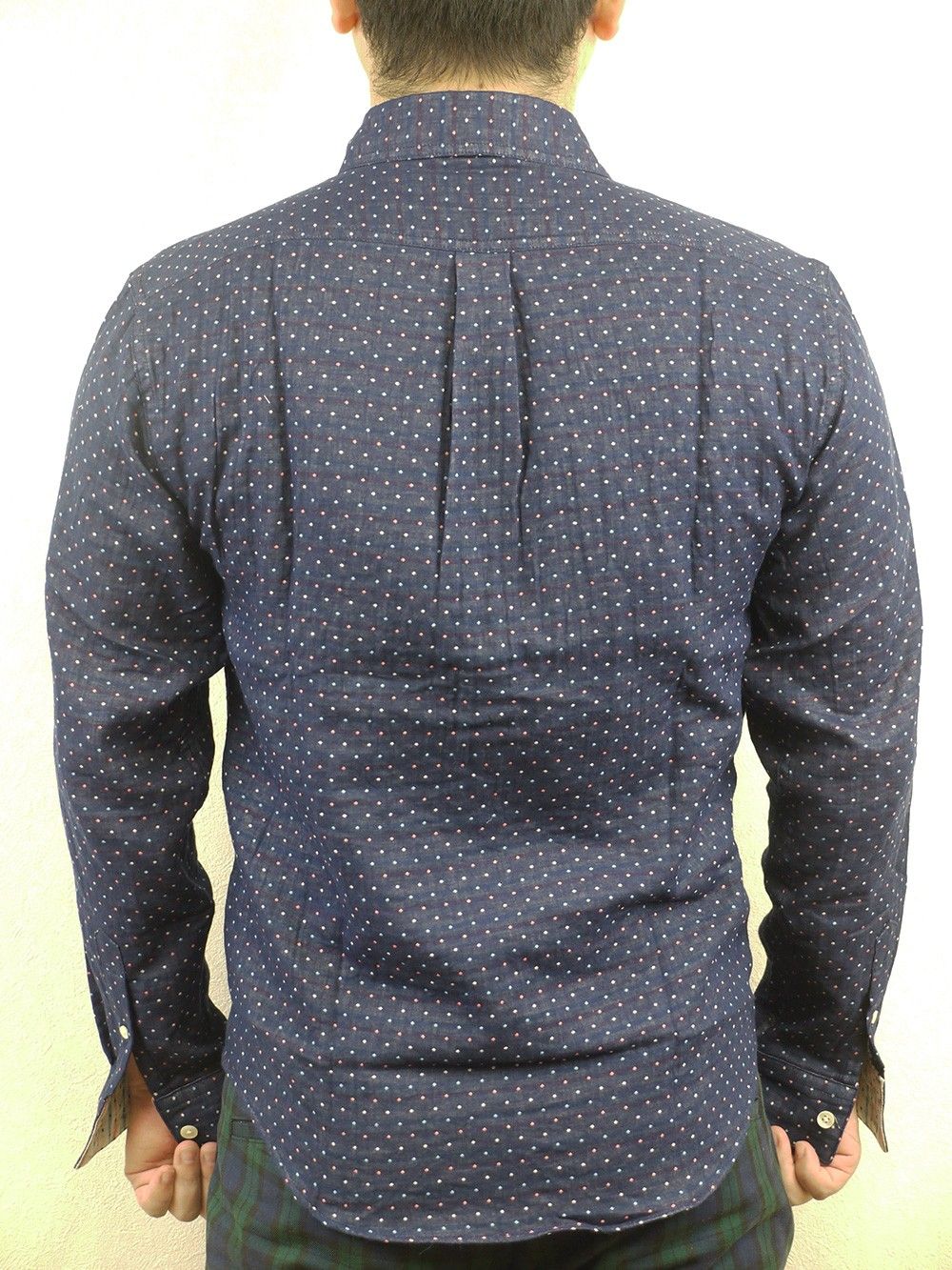 SMALL DOT W-GAUZE SHIRT