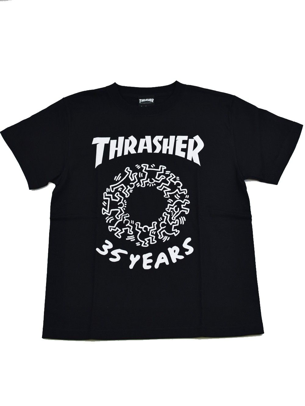 THRASHER×Keith Haring 35th s/s tee
