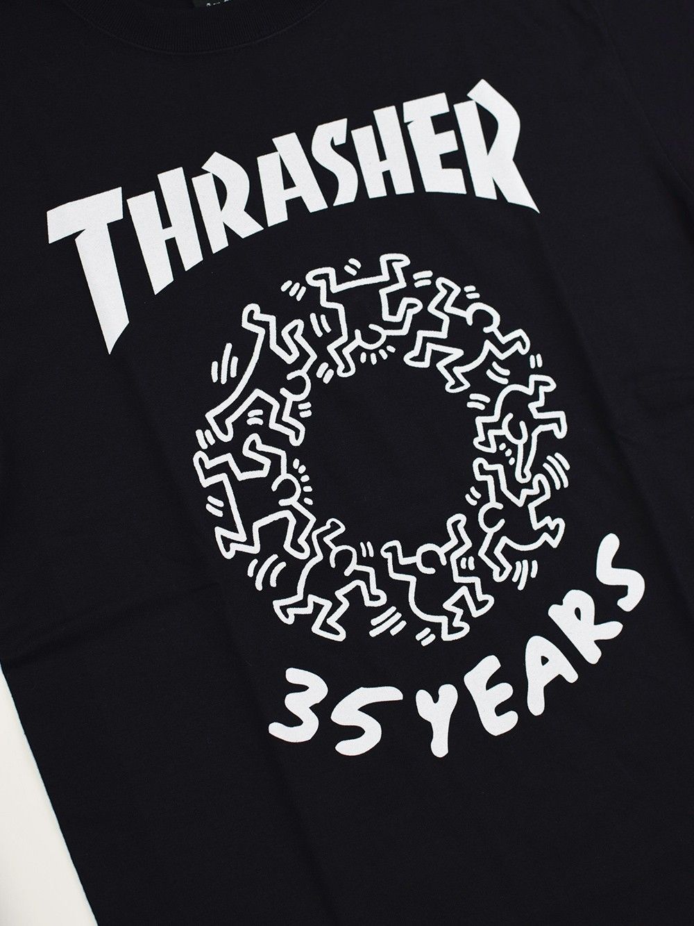 THRASHER×Keith Haring 35th s/s tee