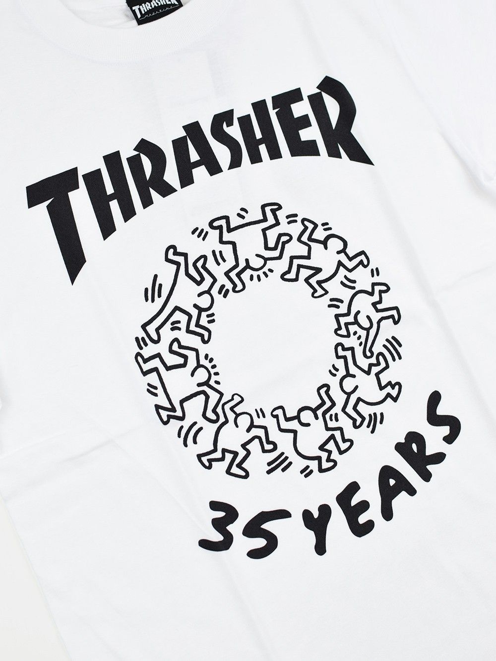 THRASHER×Keith Haring 35th s/s tee