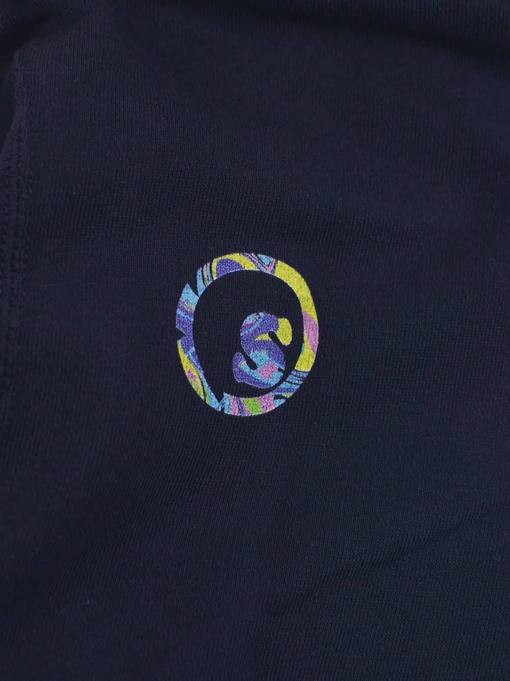 coop with tie die pull over hoody