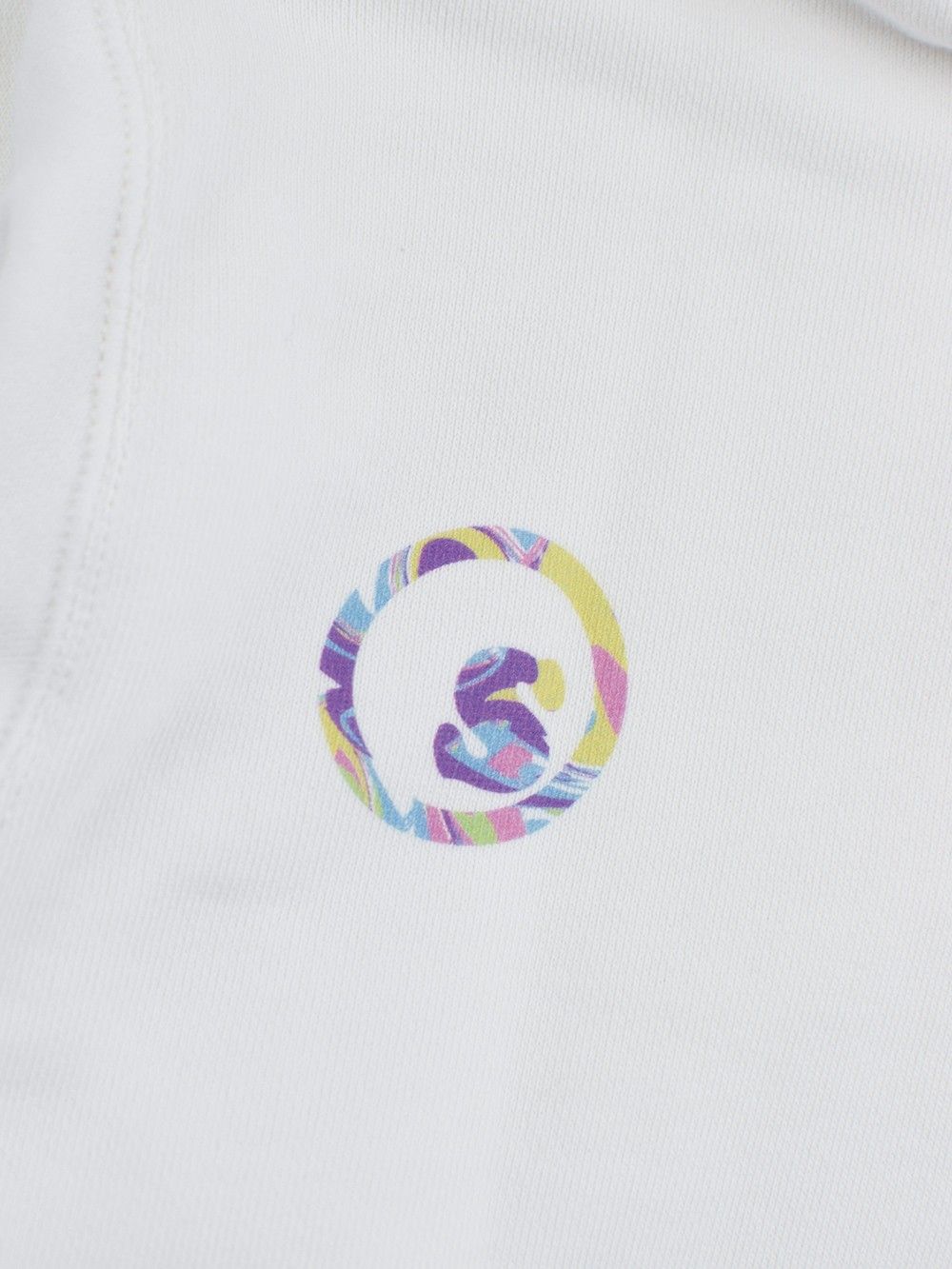 coop with tie die pull over hoody