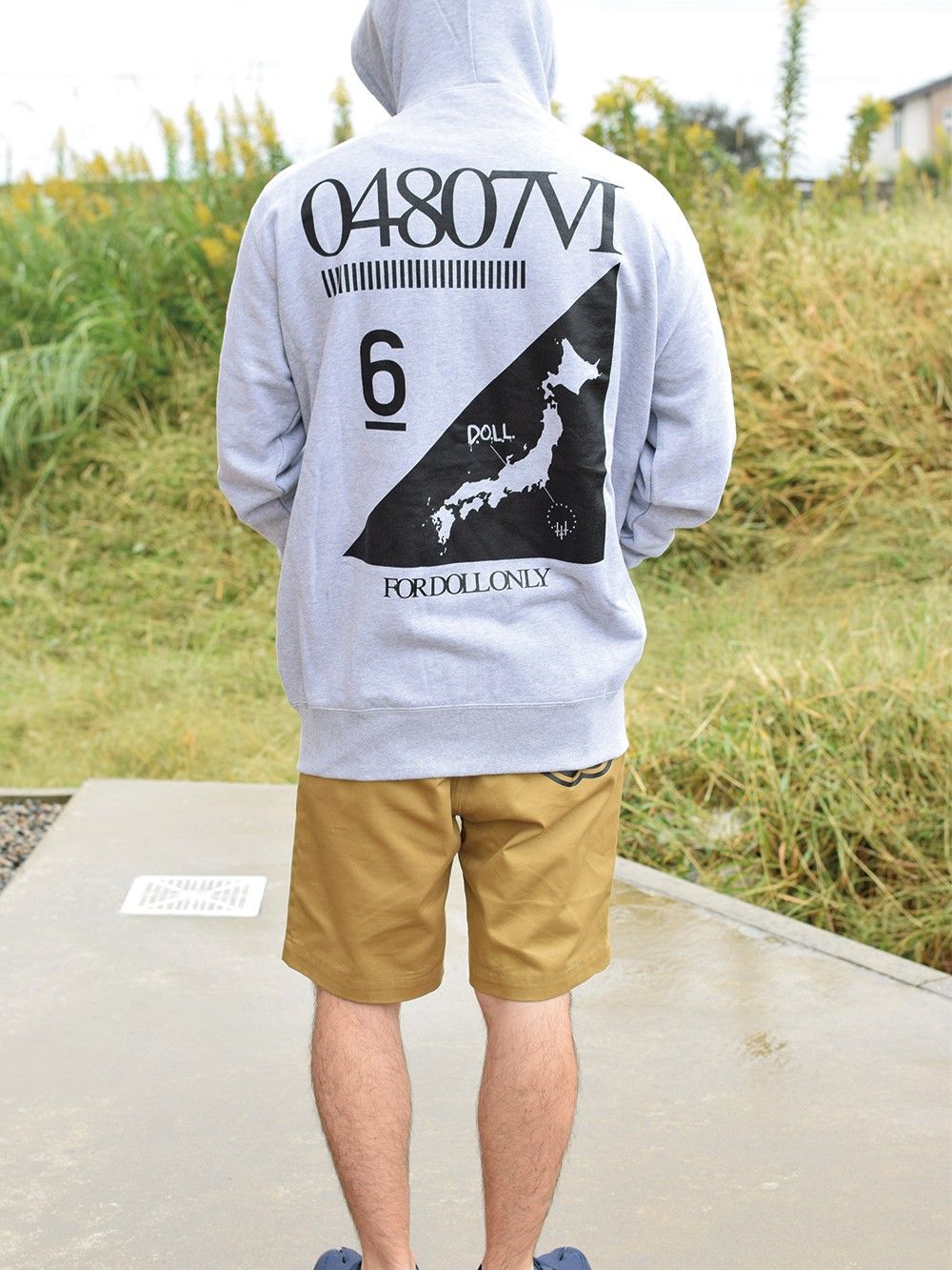 【DOLL×LILWHITE.】-CONNECT- ZIP HOODIE