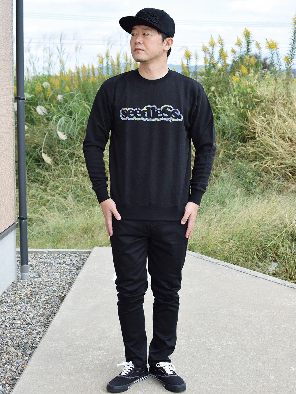 coop with tie die crew sweat
