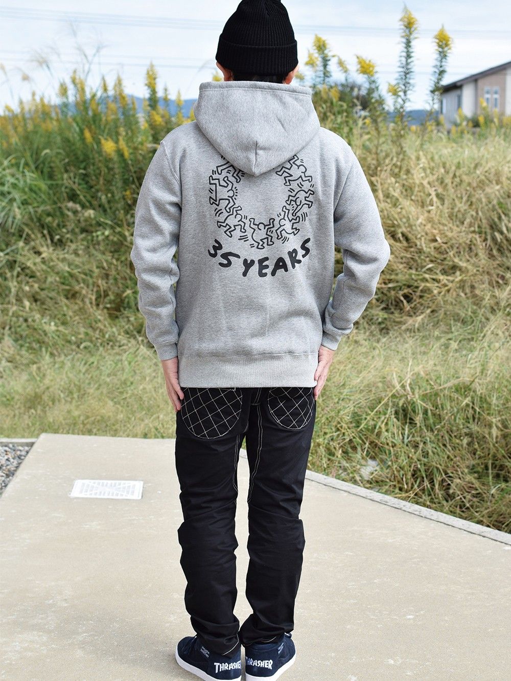 THRASHER×Keith Haring 35th SWEAT PULLOVER