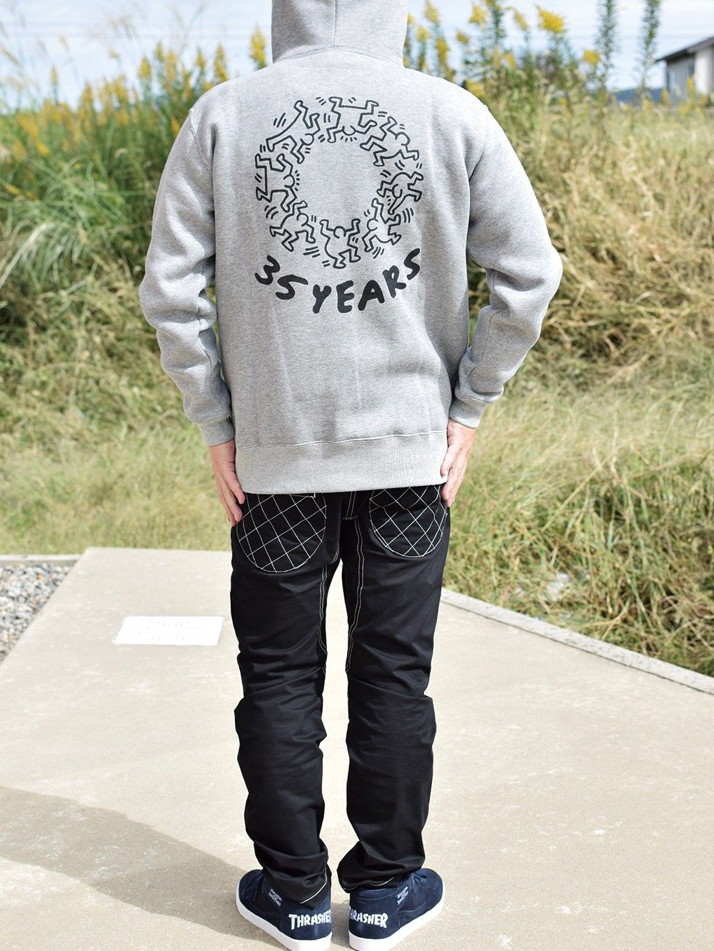 THRASHER×Keith Haring 35th SWEAT PULLOVER