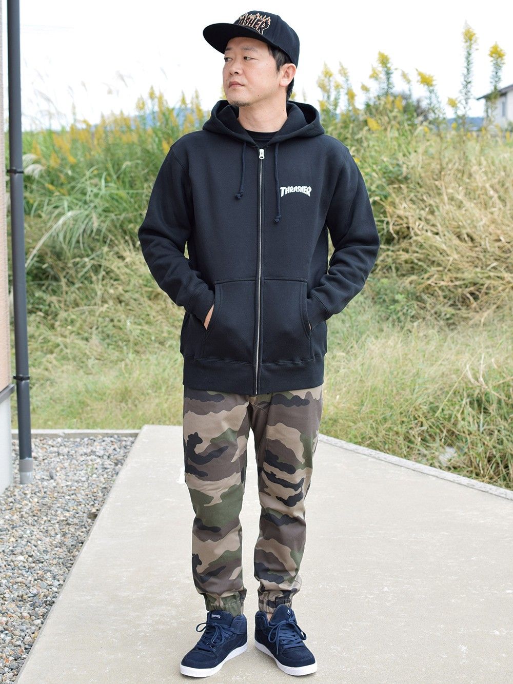 THRASHER×Keith Haring ZIP PARKA