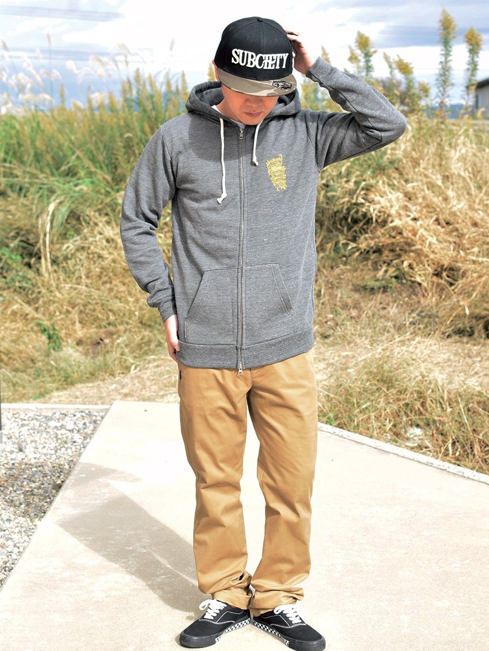 ZIP PARKA-PRAYING HANDS-