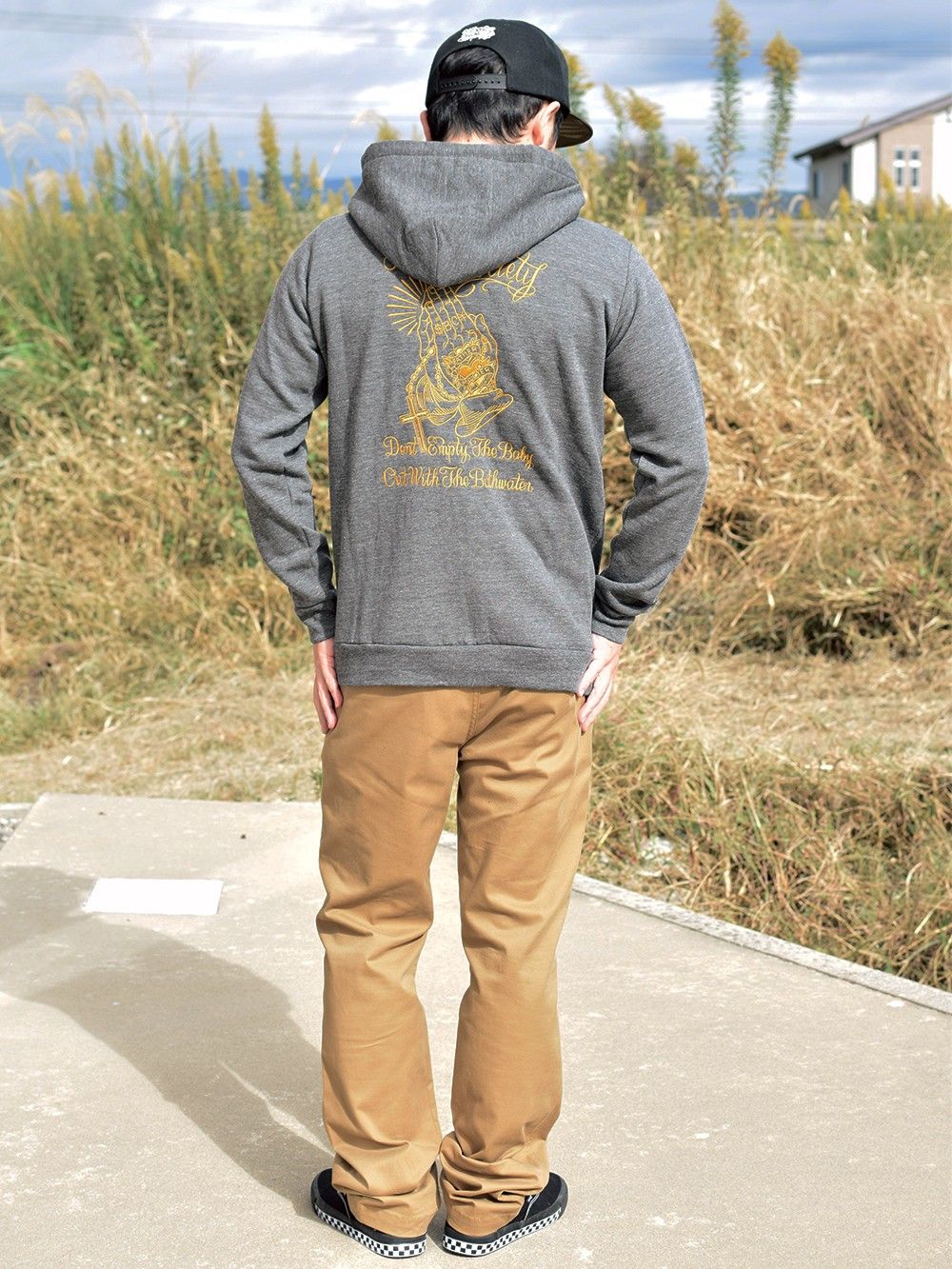 ZIP PARKA-PRAYING HANDS-