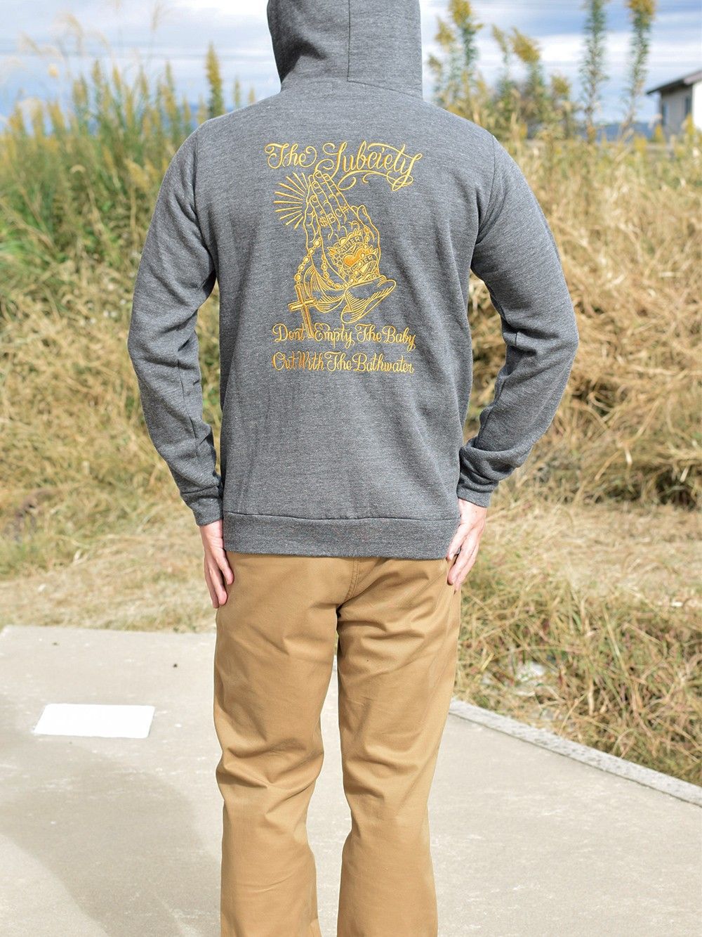 ZIP PARKA-PRAYING HANDS-