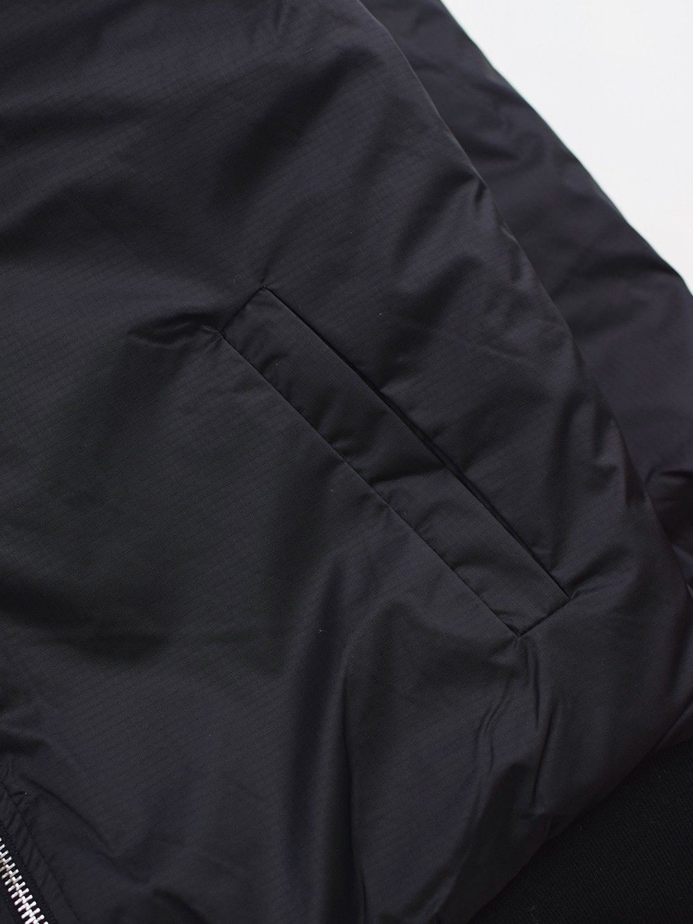 sd zip up quilted jkt