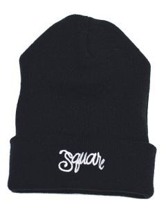 LETTER KNIT CAP
