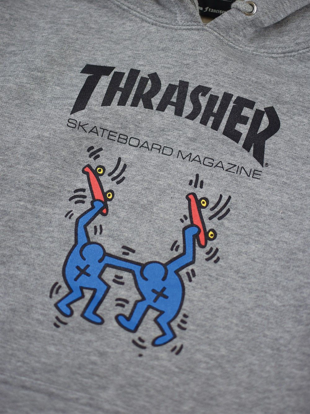 THRASHER×Keith Haring COLLABORATION HOODIE