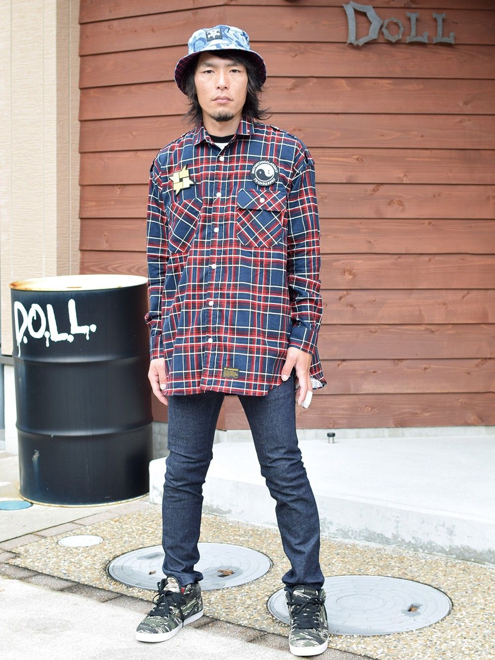 TAGGING CHECK SHIRT