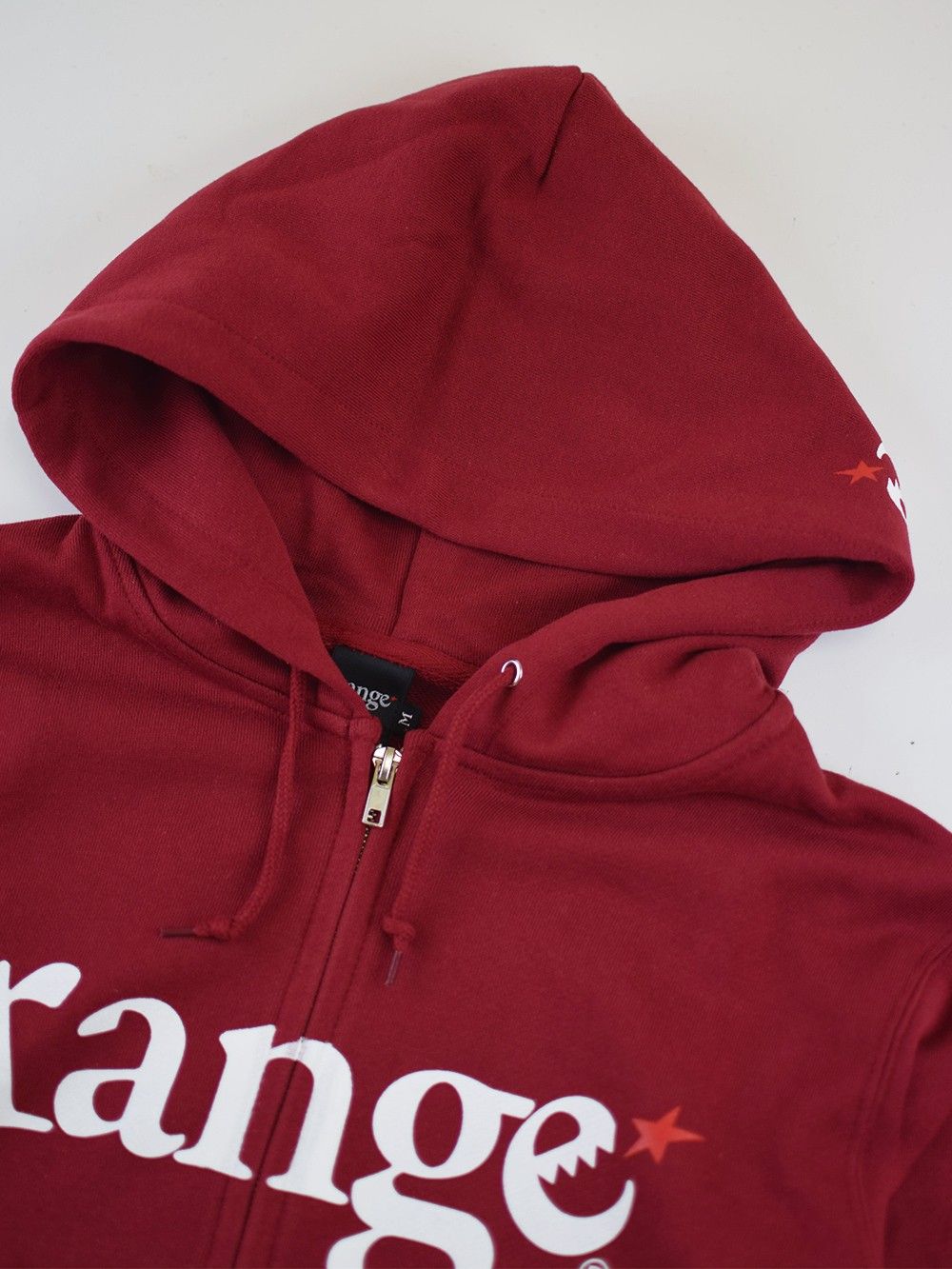 range logo sweat zip hoody