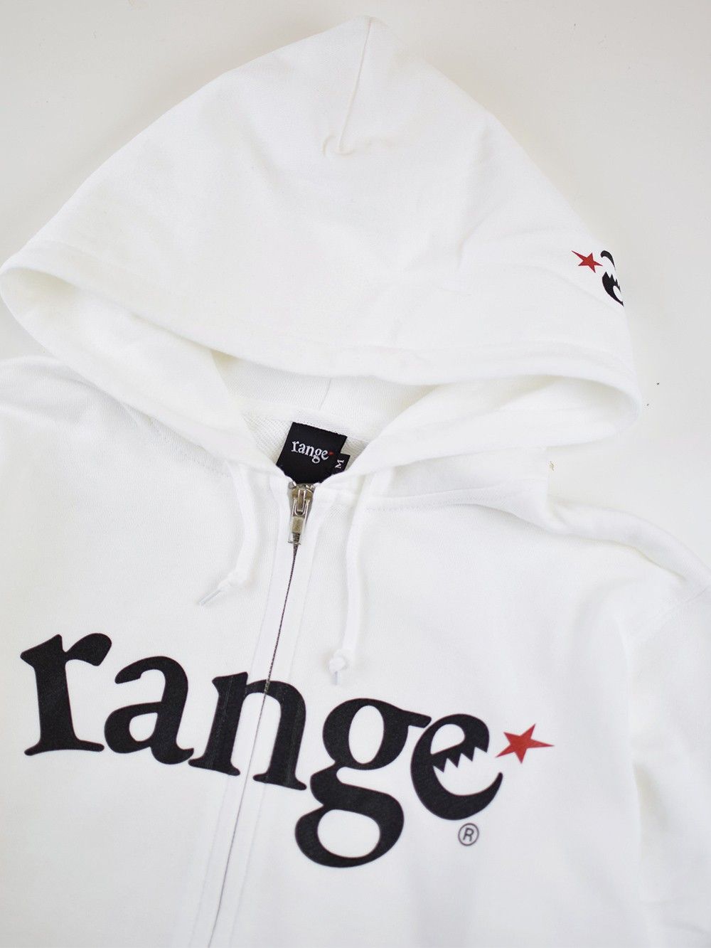range logo sweat zip hoody