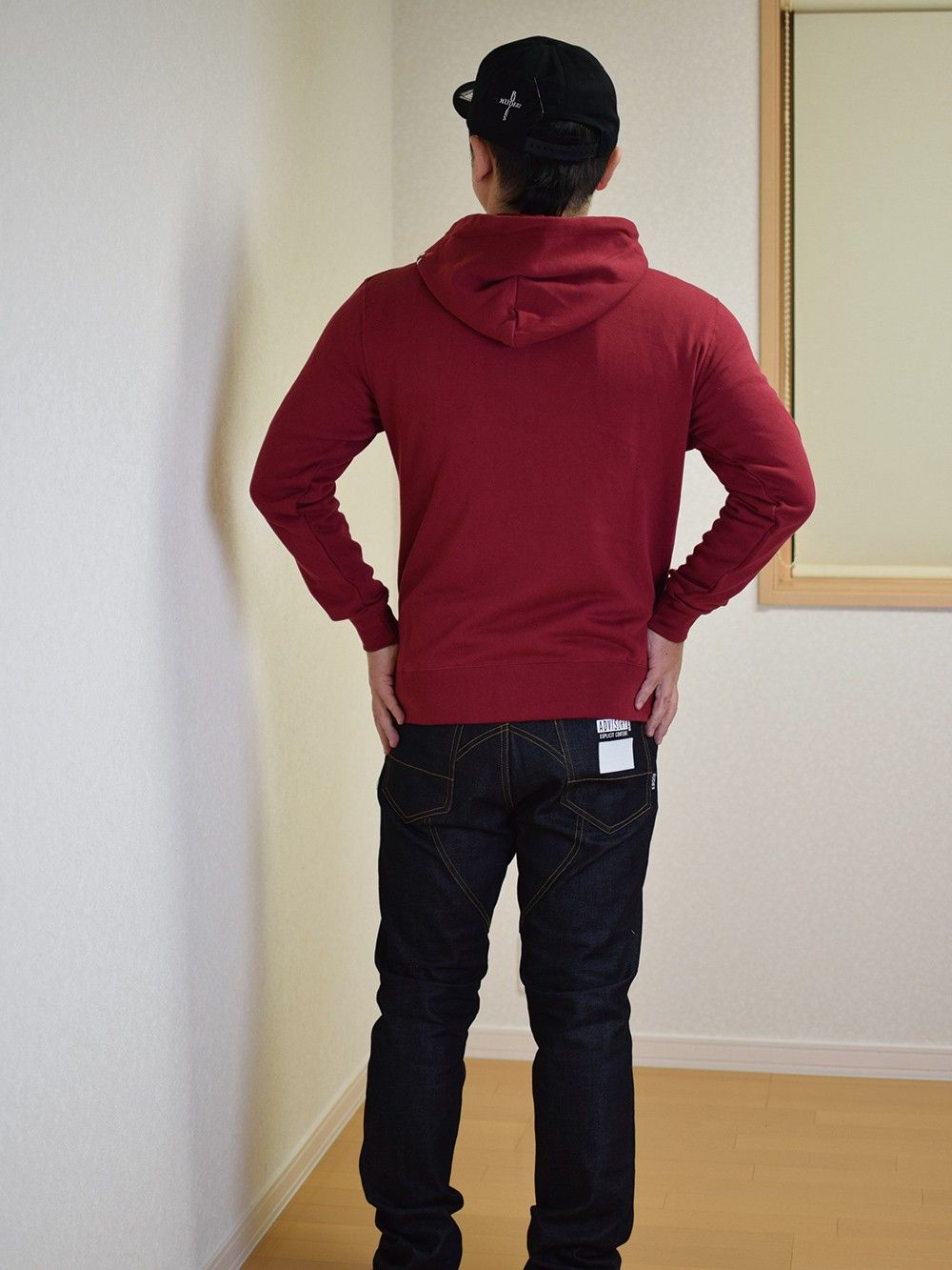 range logo sweat zip hoody