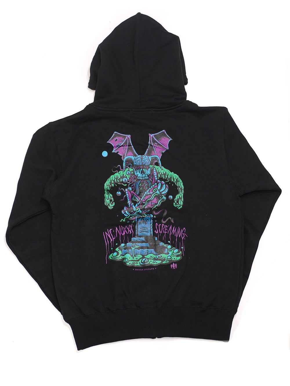 "DEVIL'S EPITAPH" Zip Hoodie