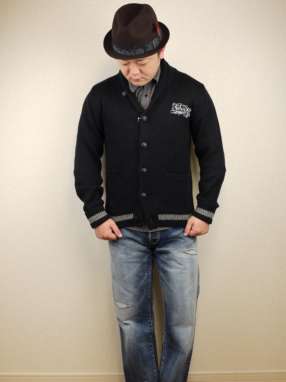 SHAWL CARDIGAN -EMOTION-