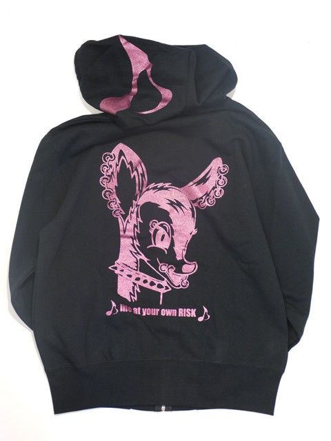 ラメBAMBI ZIP PARKA
