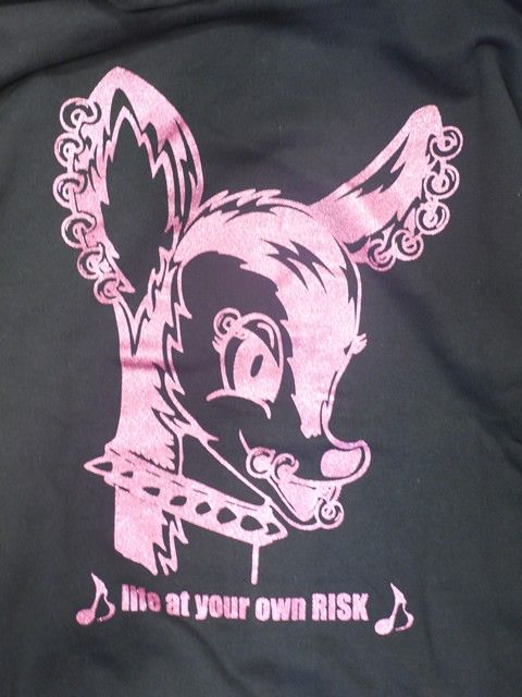 ラメBAMBI ZIP PARKA