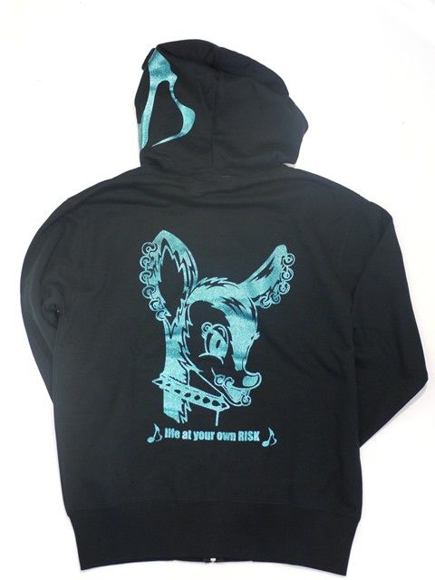 ラメBAMBI ZIP PARKA