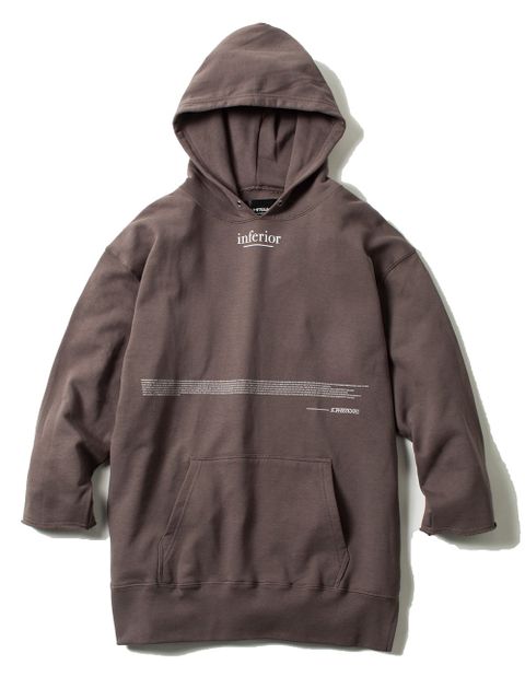 -INFERIOR- QUARTER SLEEVE HOODIE