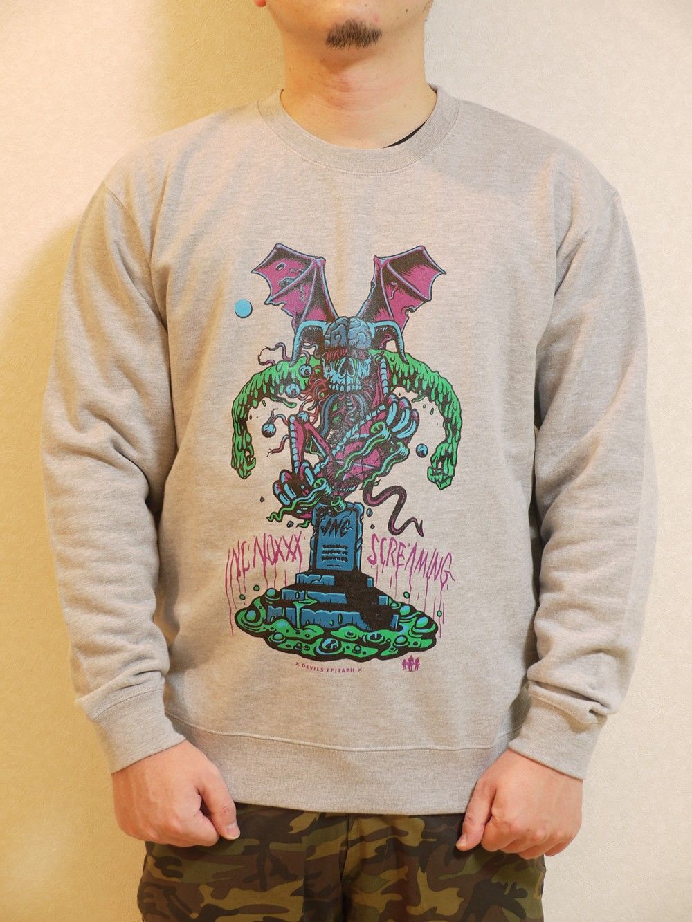 "DEVIL'S EPITAPH" Crewneck sweat