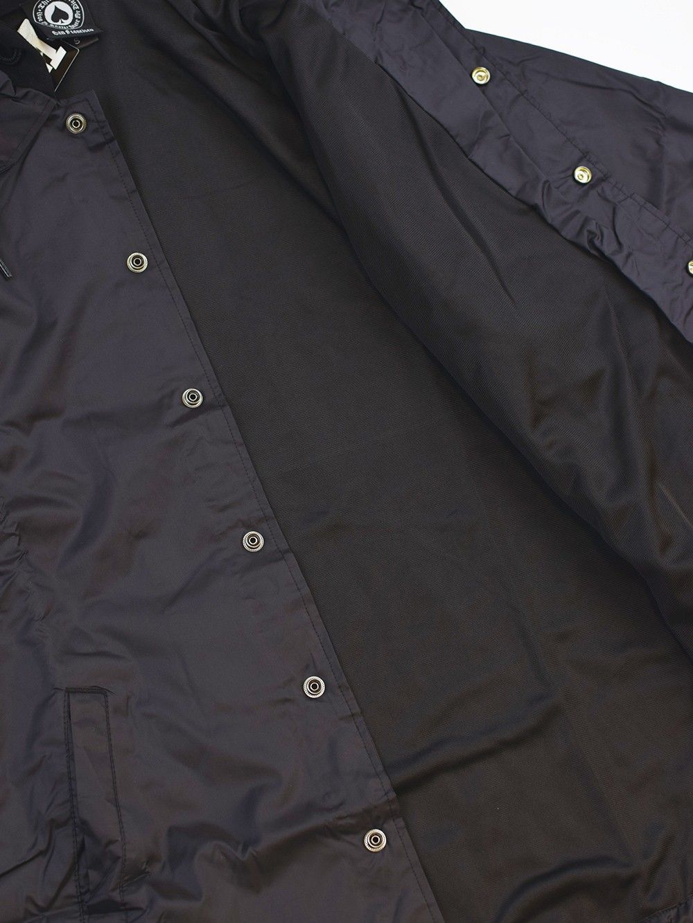 "FLAME LOGO COACH JACKET W/ FLEECE HOOD"