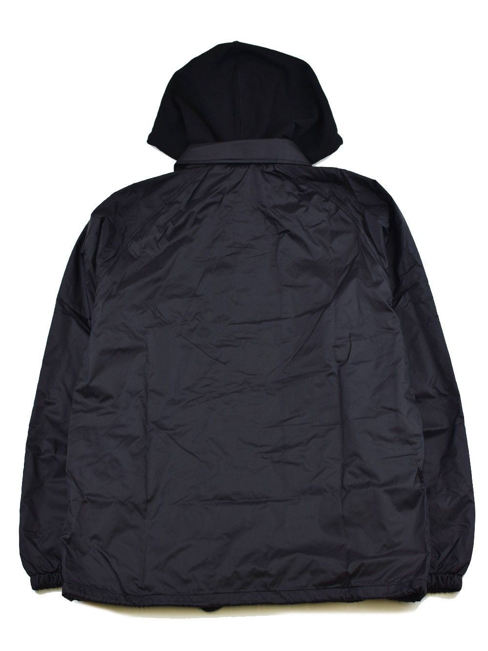 "FLAME LOGO COACH JACKET W/ FLEECE HOOD"