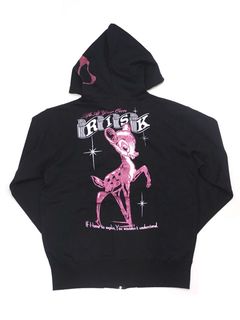 ラメ BAMBI ZIP PARKA