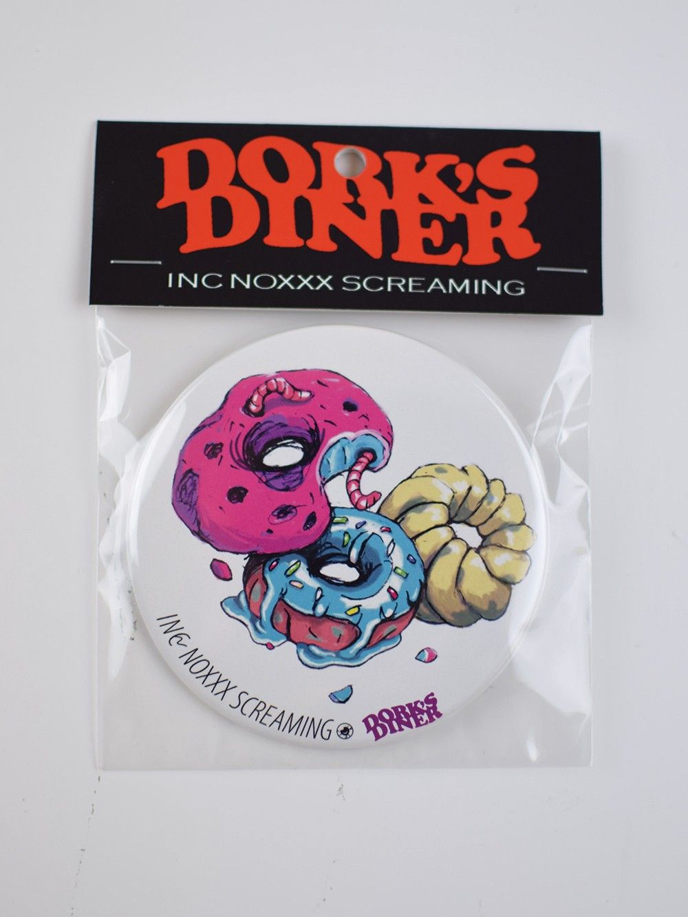 DORK'S DINER large badge / DONUTS
