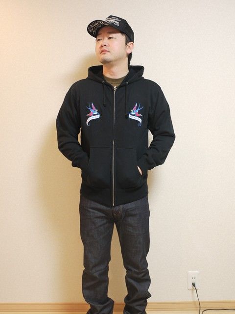 ラメ BAMBI ZIP PARKA