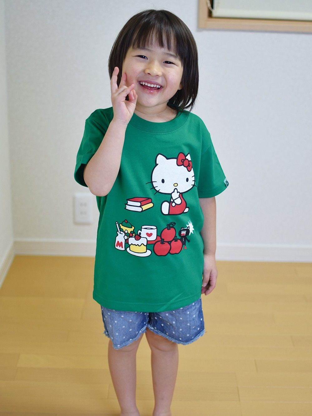 【OJISUNxHELLO KITTY】 キティxおーさんTEE