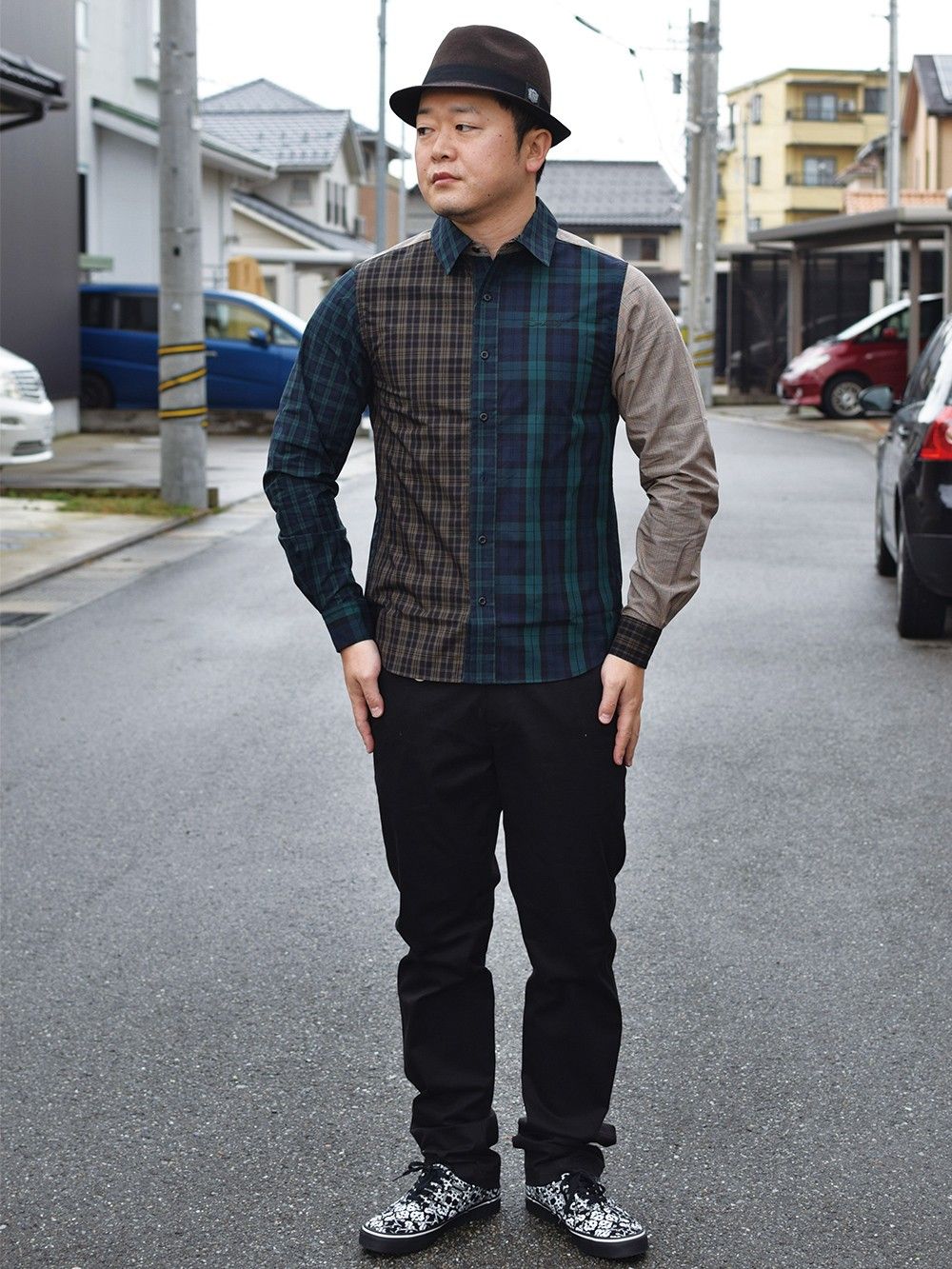 CRAZY CHECK SHIRT L/S-Praha-