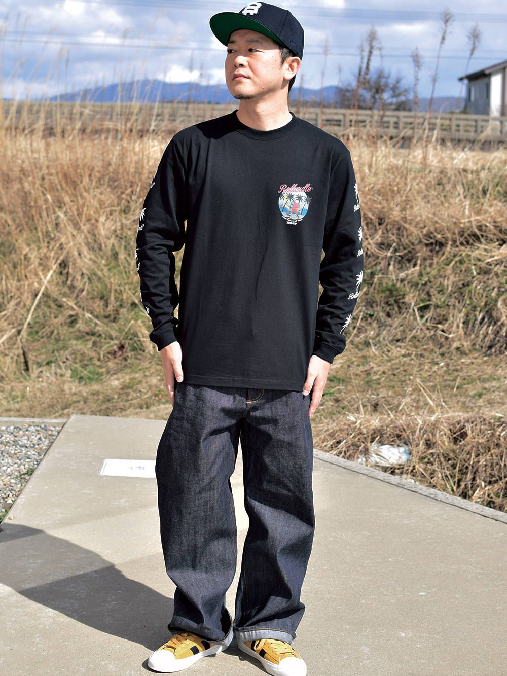 P-kn BEACH LONG T-SHIRT