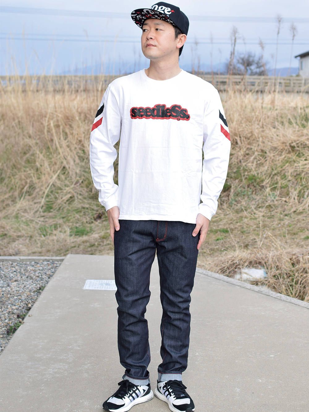 narrow sleeve L/S TEE