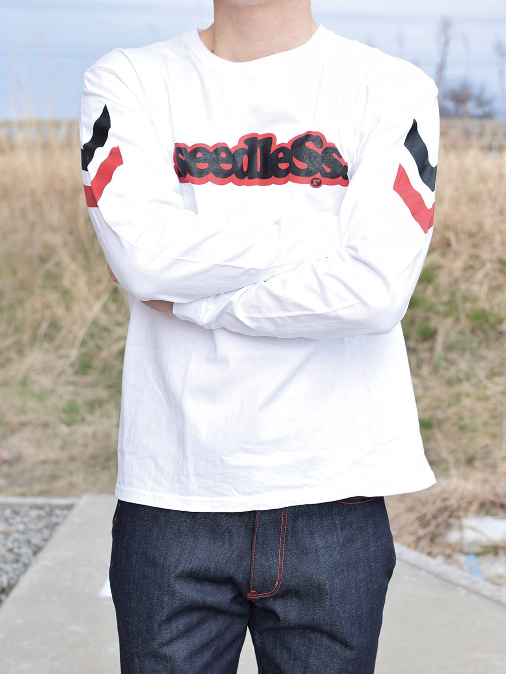 narrow sleeve L/S TEE
