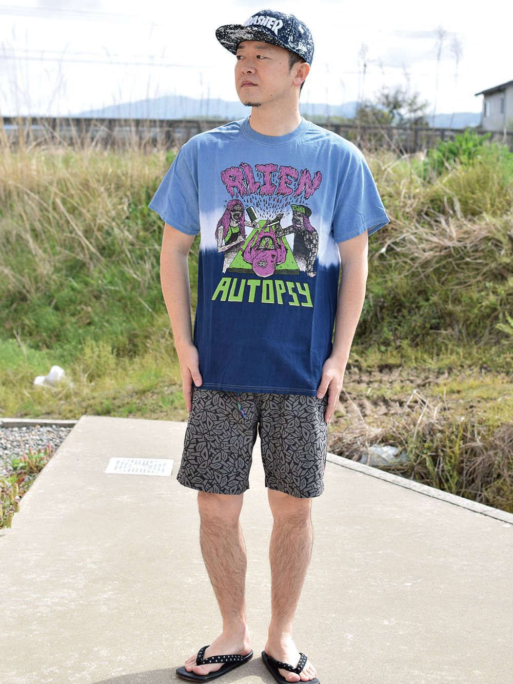 ALIEN AUTOPSY TIE DYE-TEE