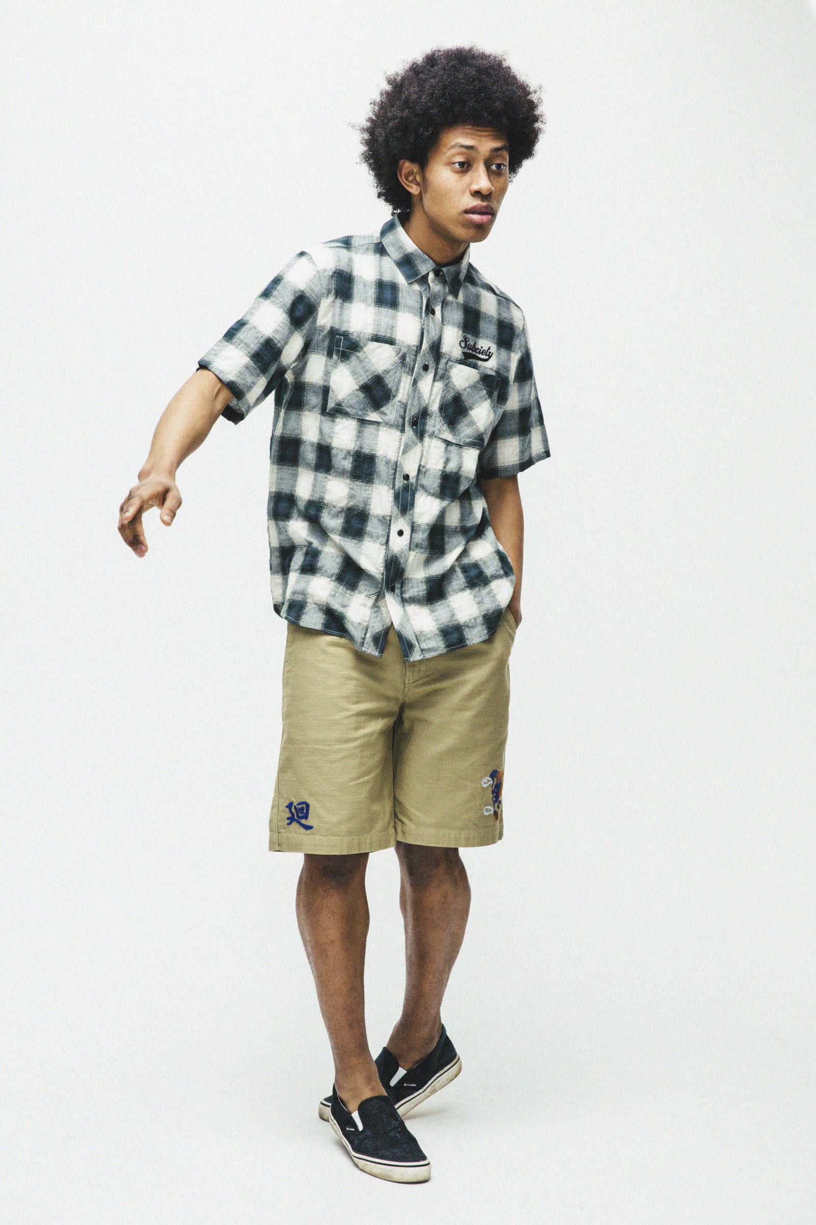 EMBROIDERY SHORTS-廻-