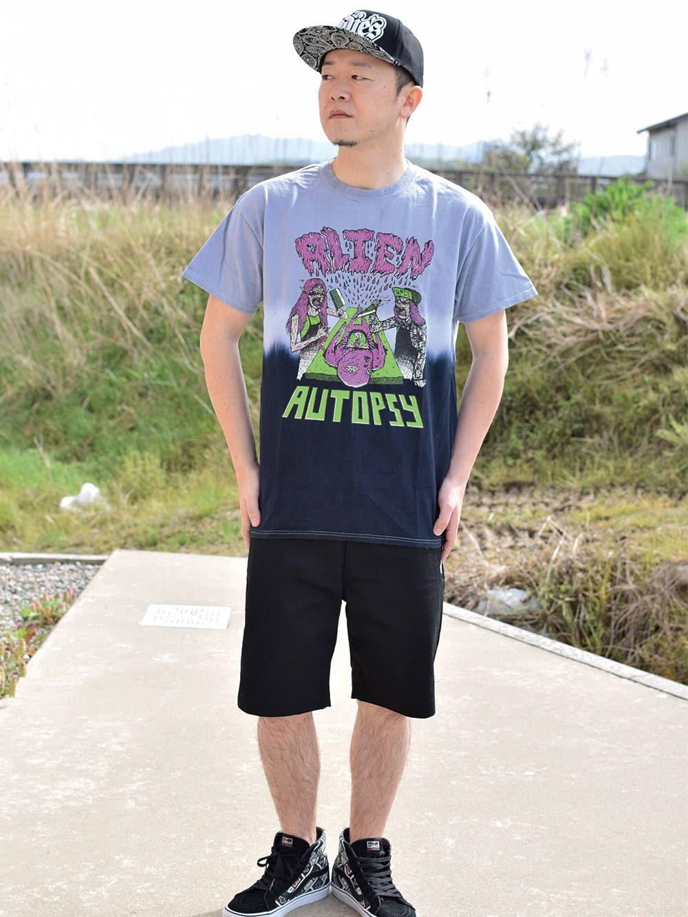 ALIEN AUTOPSY TIE DYE-TEE