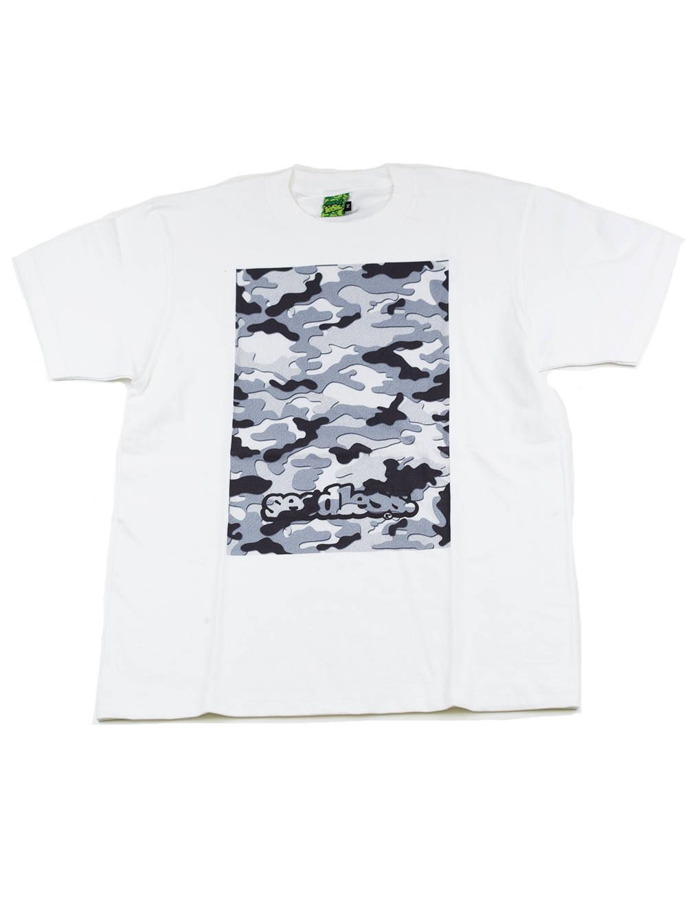 gray camo wall s/s tee