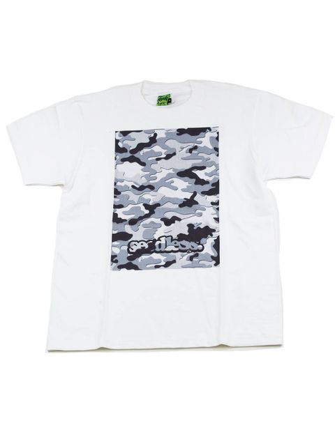 gray camo wall s/s tee