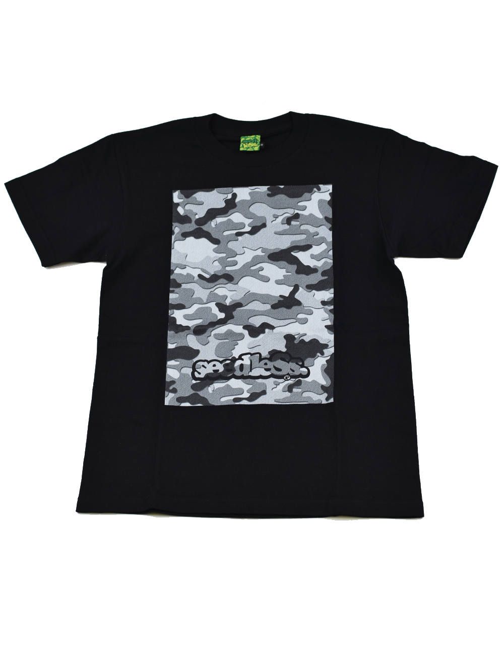 gray camo wall s/s tee