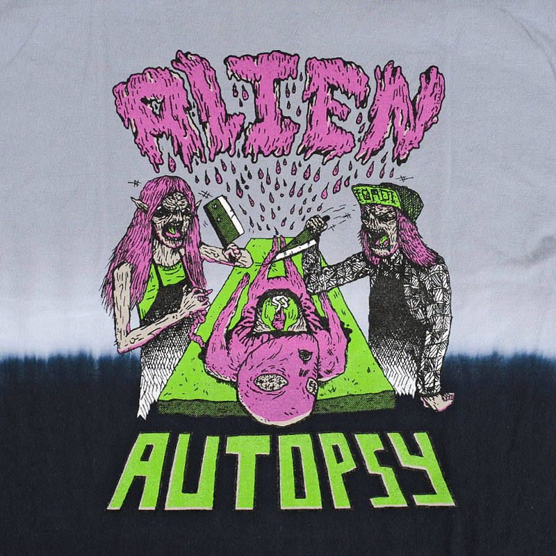 ALIEN AUTOPSY TIE DYE-TEE