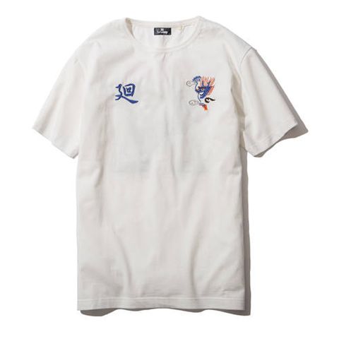 EMBROIDERY TEE S/S-廻-