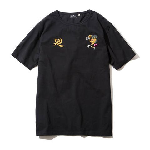 EMBROIDERY TEE S/S-廻-