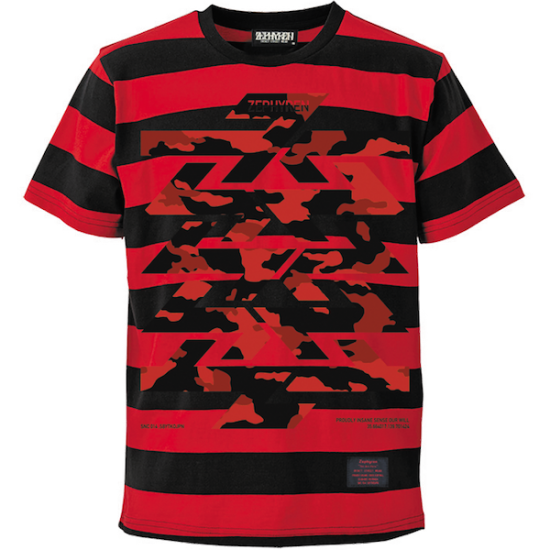 BORDER S/S TEE -Cut the world-