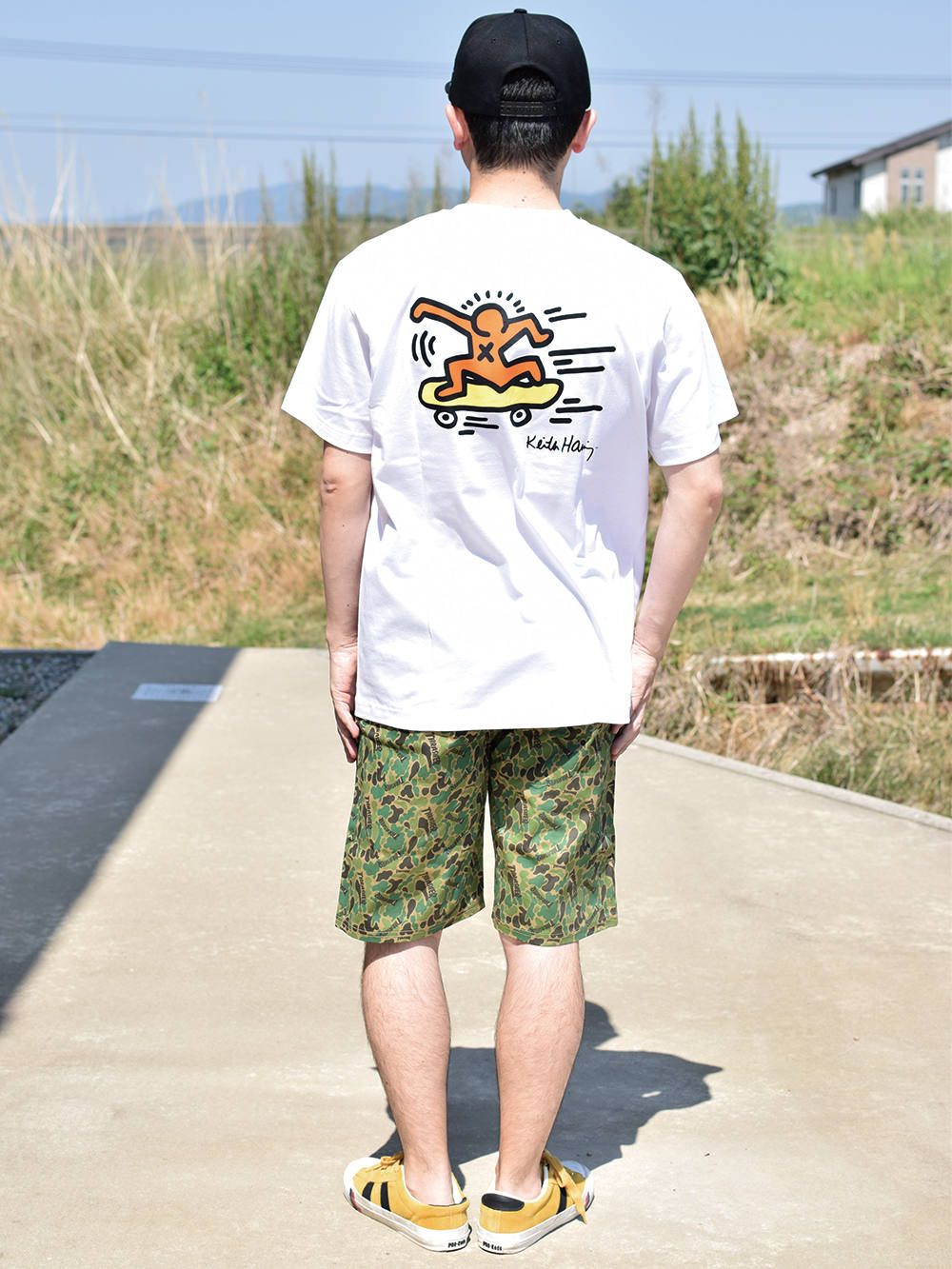 THRASHER × Keith Haring SKATE-T