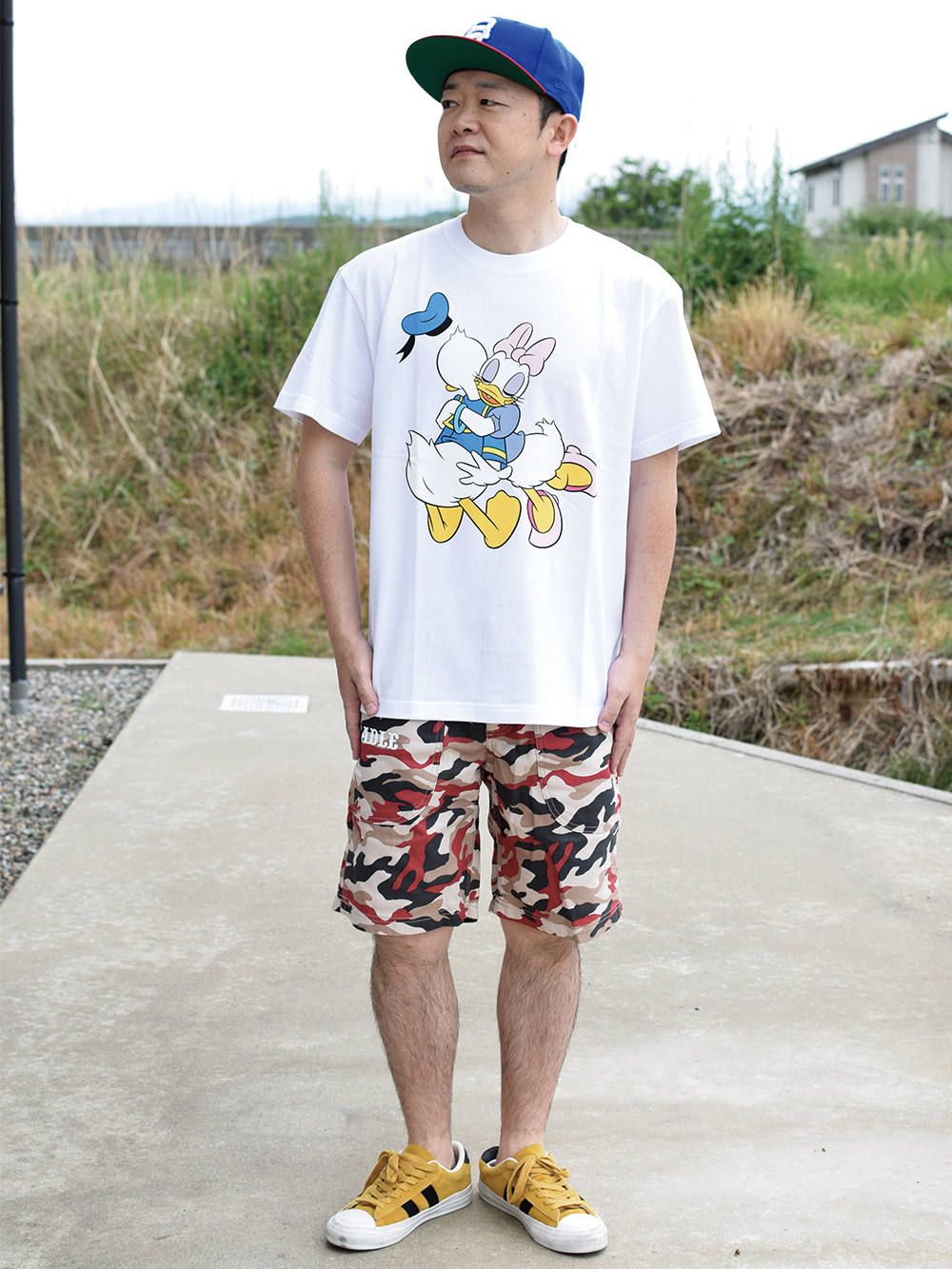 RC×DISNEY Donald&Daisy T-SHIRT